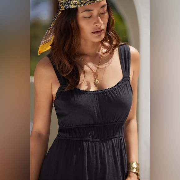 Anthropologie The Simona Scoop-Neck Jumpsuit - Picture 3 of 7